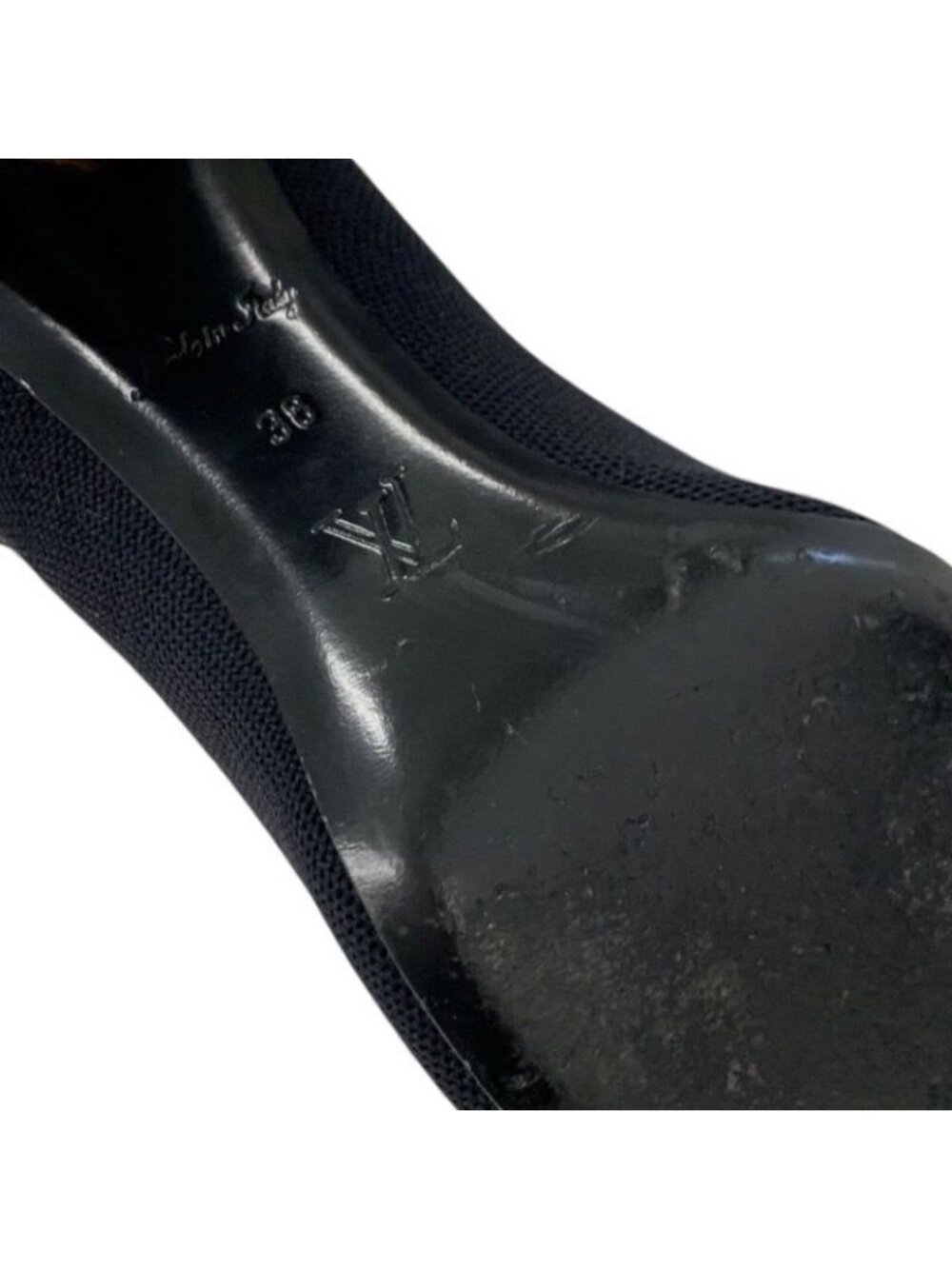 Louis Vuitton Silhouette Line Monogram Boots Short Shoes Fabric Leather - Picture 8 of 9